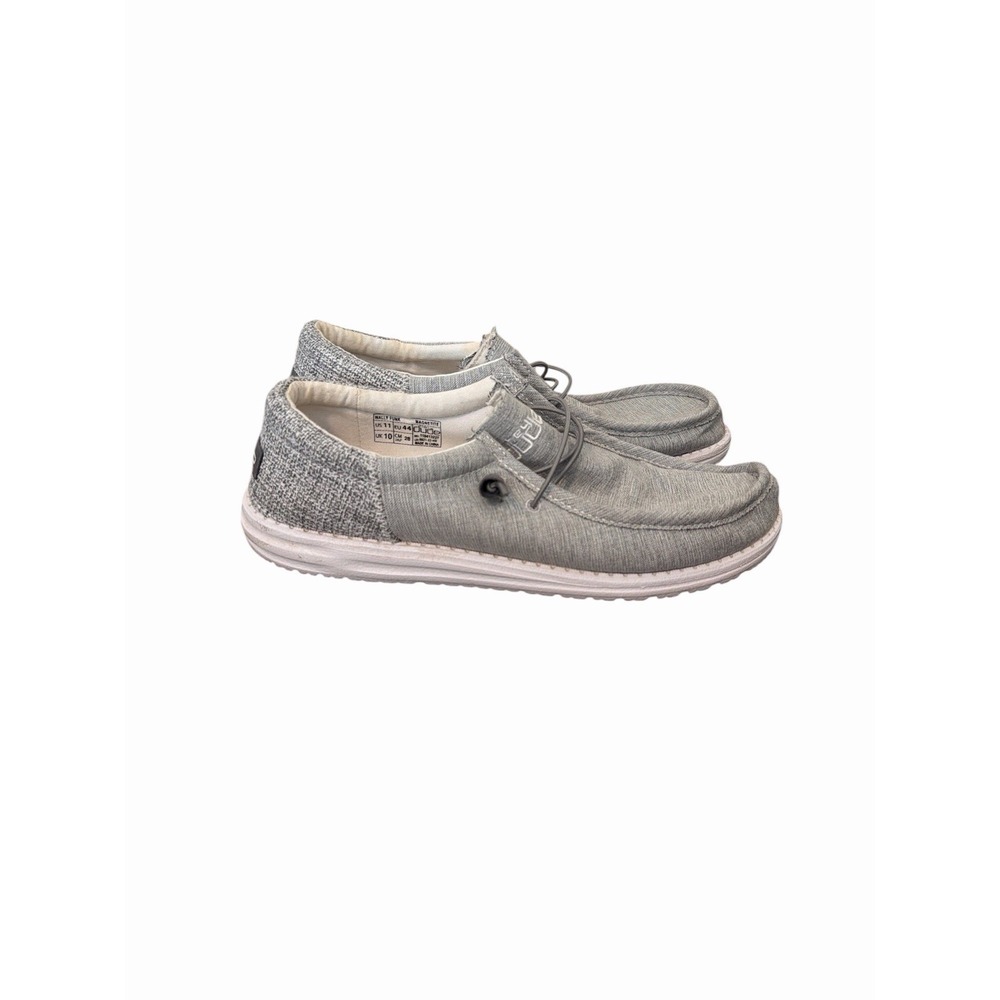 Hey Dude Wally Funk Gray Slip On Shoes Size 11 Comfort Casual Slip On Outdoors